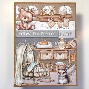 Handmade Gender Neutral Baby Greeting Card
